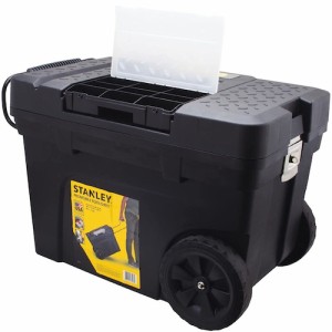 Stanley 14.7 in. Tool Chest Black / スタンレー 工具箱 14.7インチ ホイール付き ツールボックス ブラック 033026R