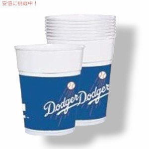 ロサンゼルス・ドジャーズ プラスチック カップ  ーAmscan L.A. Dodgers Plastic Cups - 16oz (25 個パック)