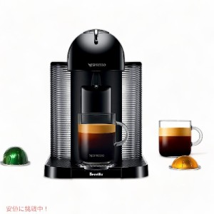 Breville ネスプレッソ Vertuo コーヒー エスプレッソマシン 5カップ ブラック BNV220BLK1BUC1