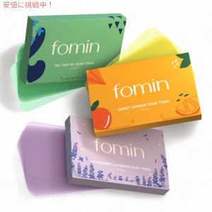 フォーミン- 紙せっけんシート FOMIN Paper Soap Sheets