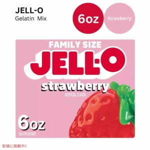 ジェロ— カップ ストロベリー 6オンス JELL-O Cups Strawberry 6oz