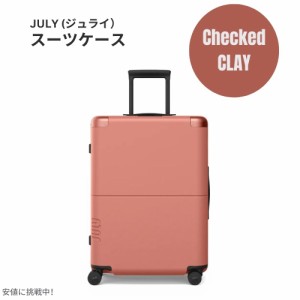 ジュライ スーツケース チェックド クレイ 8.3ポンド / 80リットル July Luggage Classic Checked Clay 8.3lbs/80L