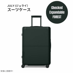 ジュライ スーツケース チェックド エクスパンダブル フォレスト 9.9ポンド / 90リットル July Luggage Checked Expandable Forest 9.9lb