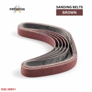 プロクソン プロクソン 28581 交換用サンディングベルト BSL 115/E 180グリット用 ブラウン 5本入 Replacement Sanding Belts Brown