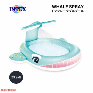 INTEX インテックス 子供用 インフレタブル プール くじら スプレー ブルー キッズプール Recreation Corp Pool Whale Spray Blue