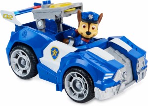 パウパトロール チェイス デラックス ムービー トイカー Paw Patrol Chases Deluxe Movie Transforming Toy Car