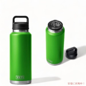 ＜限定カラー＞YETI Rambler 46 oz Bottle With Chug Cap Canopy Green / イエティ ランブラー 46oz ボトル チャグキャップ付き 