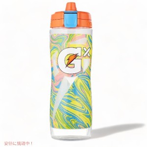 Gatorade ゲータレード Gx ドリンクボトル 水筒 [マーブルネオン] 887ml / Gx Bottle [Marble Neon] 30oz