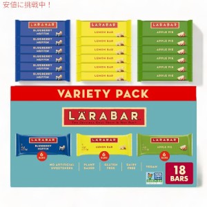 Larabar ララバー フルーツ＆ナッツバー バラエティパック 18本入り ヘルシースナック Fruit & Nut Bars Variety Pack