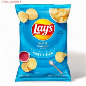 Lay’s レイズ ポテトチップス ソルト＆ビネガー 354g パーティーサイズ Salt & Vinegar Flavored Potato Chips 12.5oz