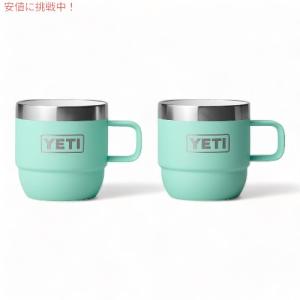 イエティ ランブラー スタッキングマグ 真空断熱 エスプレッソ コーヒーカップ 2個セット 177ml [シーフォーム] / YETI Rambler 6oz Stac