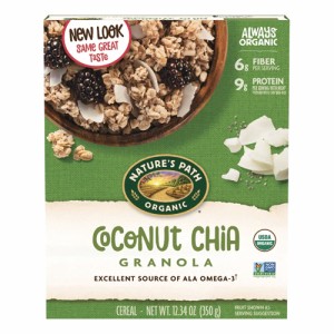 ネーチャーズパス　ココナッツチア　グラノーラ　Nature’s Path Chia Plus Granola, Coconut Chia