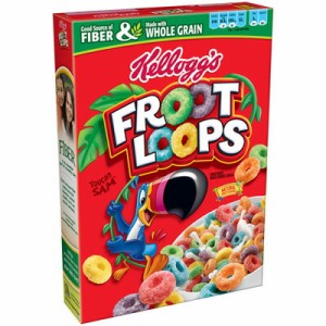 Kellogg’s Froot Loops 615g ×1箱　ケロッグ フルーツループ　ホールグレイン・シリアル