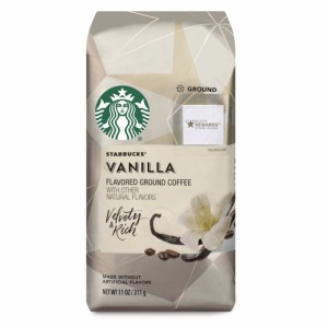 Starbucks スターバックス フレーバーコーヒー [バニラ] グラウンドコーヒー 挽き豆 コーヒー豆 311g(11oz)