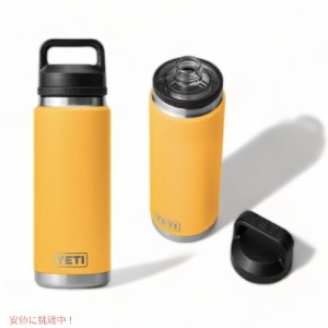 ＜限定カラー＞YETI Rambler 26 oz Bottle With Chug Cap Alpine Yellow / イエティ ランブラー ボトル 26 oz チャグキャップ付き 水筒 