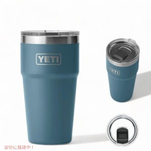 YETI Rambler 16oz Stackable Pint With Magslider Lid Nordic Blue / イエティ ランブラー 16oz, 473ml 