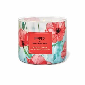 バス＆ボディワークス 3芯キャンドル [ポピー] 14.5 oz / 411 g Bath and Body Works POPPY 3-Wick Candle