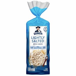 Quaker Lightly Salted Rice Cakes 4.47 oz / クエーカー ライスケーキ ライトソルト味 グルテンフリー 127g