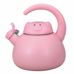 豚のやかん Supreme Housewares 可愛い豚のケトル やかん ピンクのブタのケトル 笛吹きケトル Whistling Tea Kettle