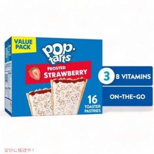 Kellogg’s Pop-Tarts, Frosted Strawberry (16 ct.) / ケロッグ ポップタルト フロステッド ストロベリー