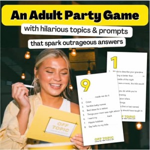 オフトピックの大人向けパーティーゲーム - グループゲームナイト向けの楽しいボードとカードゲーム