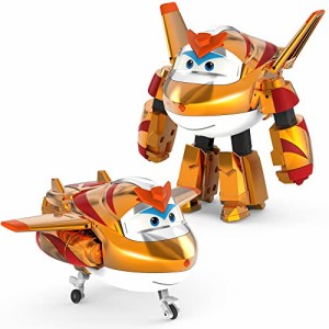 Super Wings 5インチ 変形ゴールデンボーイ アクションフィギュア ゴールド