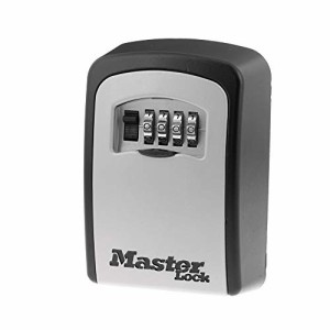 Master Lock 壁掛け式キーロックボックス 鍵用ロックボックス コンビネーションロック付きキーセーフ 鍵容量5個 5401EC