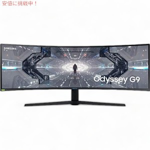 SAMSUNG 49 インチ Odyssey G9 ゲーミング モニター、1000R 曲面スクリーン LC49G95TSSNXZA、ブラック