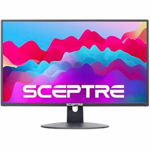 Scepter 22 インチ 75Hz 1080P  モニター  内蔵スピーカー、マシン ブラック (E225W-19203R シリーズ)