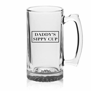 Your Dream Party Shop Daddys シッピーカップ ビールグラス - 16オンス ビールマグ お父さんへのギフト(ハンドル)