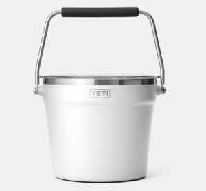 Yeti ランブラー バケツクーラー フタ付き ホワイト