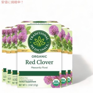 Traditional Medicinals Organic Tea Red Clover|トラディショナルメディシナル オーガニック レッドクローバー ティーバッグ 16包 32g 