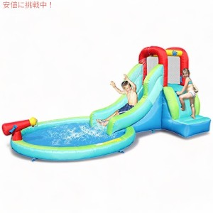 ACTION AIR Inflatable Waterslide 大型プール 家庭用 インフレータブル ウォーター スライドパーク 水遊び 滑り台 すべり台 スライダー 