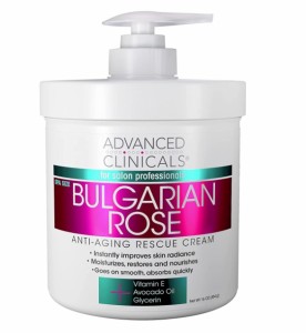 アドバンスド クリニカルズ ブルガリアンローズ クリーム 454g (16oz) Advanced Clinicals Bulgarian Rose Cream