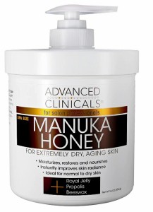 アドバンスド クリニカルズ マヌカハニー クリーム 454g (16 oz) Advanced Clinicals Manuka Honey Cream