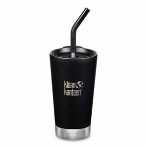 Klean Kanteen 断熱 タンブラー 16oz with Straw Lid