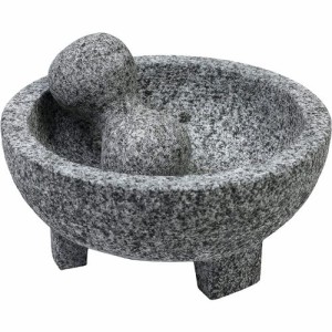 IMUSA USA Granite Molcajete スパイスグラインダー6インチ、グレー