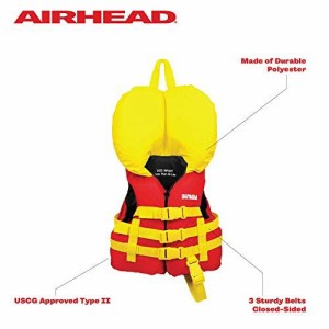 エアヘッド 幼児の汎用救命胴衣、赤