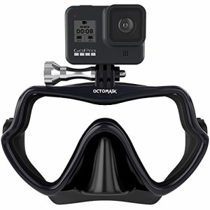 OCTOMASK - ダイビング用　 GoPro Hero カメラ用マウント付きフレームレス ダイブ マスク