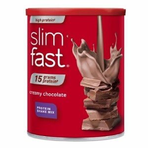 SlimFast 3-2-1 Plan High Protein Shake Mix, Creamy Chocolate 12.83 oz/スリムファスト クリーミーチョコレート　364 g