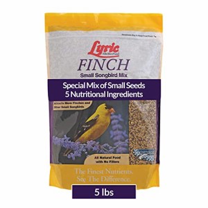 Lyric Finch 野鳥の種、小鳴き鳥鳥フィンチ フード、5 lb. バッグ