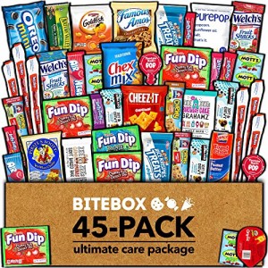 BITEBOX スナックボックス バラエティパック ケアパッケージ (45個) 