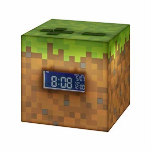 Paladone Minecraft 目覚まし時計 公式ゲーム音楽付き マルチカラー ワンサイズ