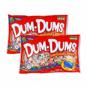 Dum Dums オリジナル ポップス 300 カウント バッグ (2 パック)