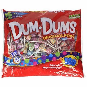 Dum Dum Pops 180 ct バッグ - アソート フレーバー