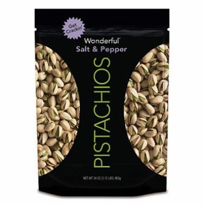 Wonderful ワンダフルピスタチオ Salt and Pepper Pistachios (40 oz) / 1.13kg  ソルト アンド ペッパー味