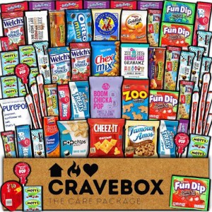 CRAVEBOXスナックボックスバラエティパックケアパッケージ（60個入り）