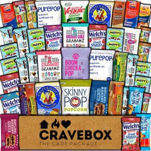 CRAVEBOXスナックボックスバラエティパックケアパッケージ（40個入り）