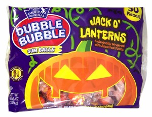 Jack O’ Lanterns ハロウィン ダブル バブルガム ボール 50個