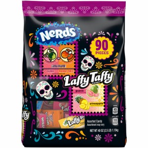 Nerds & Laffy タフィー バラエティ パック |グァバ、マンゴーチリ、パイナップル味の詰め合わせ 90個入り